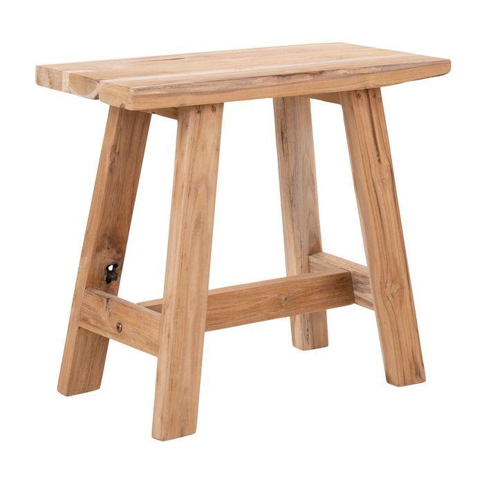 Bench 50x25x45 Cm In Brown Teak