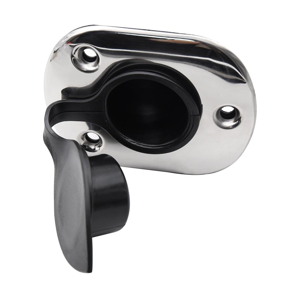 2PC Fishing Pole Stand Stainless Steel Flush Mount Boat Fishing Rod Holder 15/30/90 Degree Rod Pod for Marine Boat Accessories