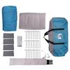 Family Tent for 20 Persons Blue and Gray 745 x 700 x 217 cm