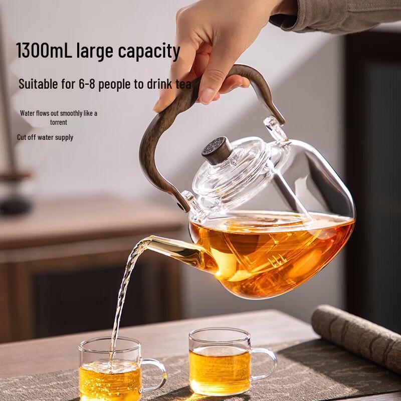 YIHUTEA Glass Tea Set with V15 Electric Stove