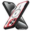 For iPhone 14 Pro Max Case PC+TPU+Acrylic Back Cover with Lens Kickstand Compatible with MagSafe