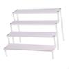 Natural Wood Showcase Shelf for Beauty Essentials and Sweets