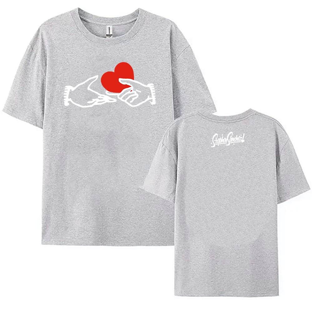Stephen Sanchez Love,Love,Love Album T-shirt Short Sleeve Cotton O-neck Female Tshirts Unisex Streetwear Casual Summer Tees Top