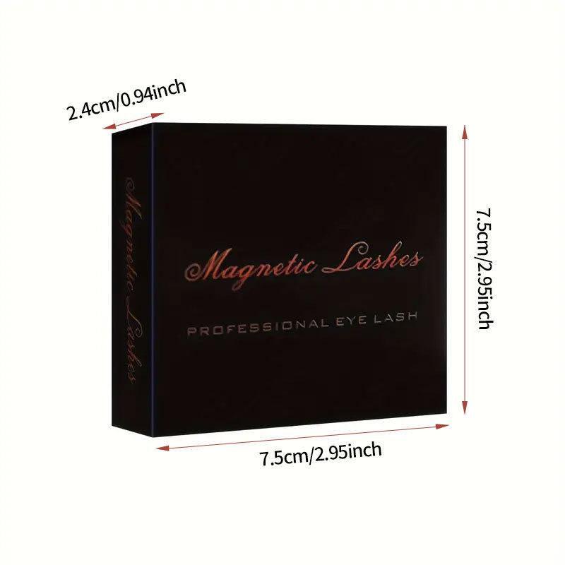 2 Par Nya Magnetiska Lösögonfransar Set - Tjocka Fransar med Magnetdesign