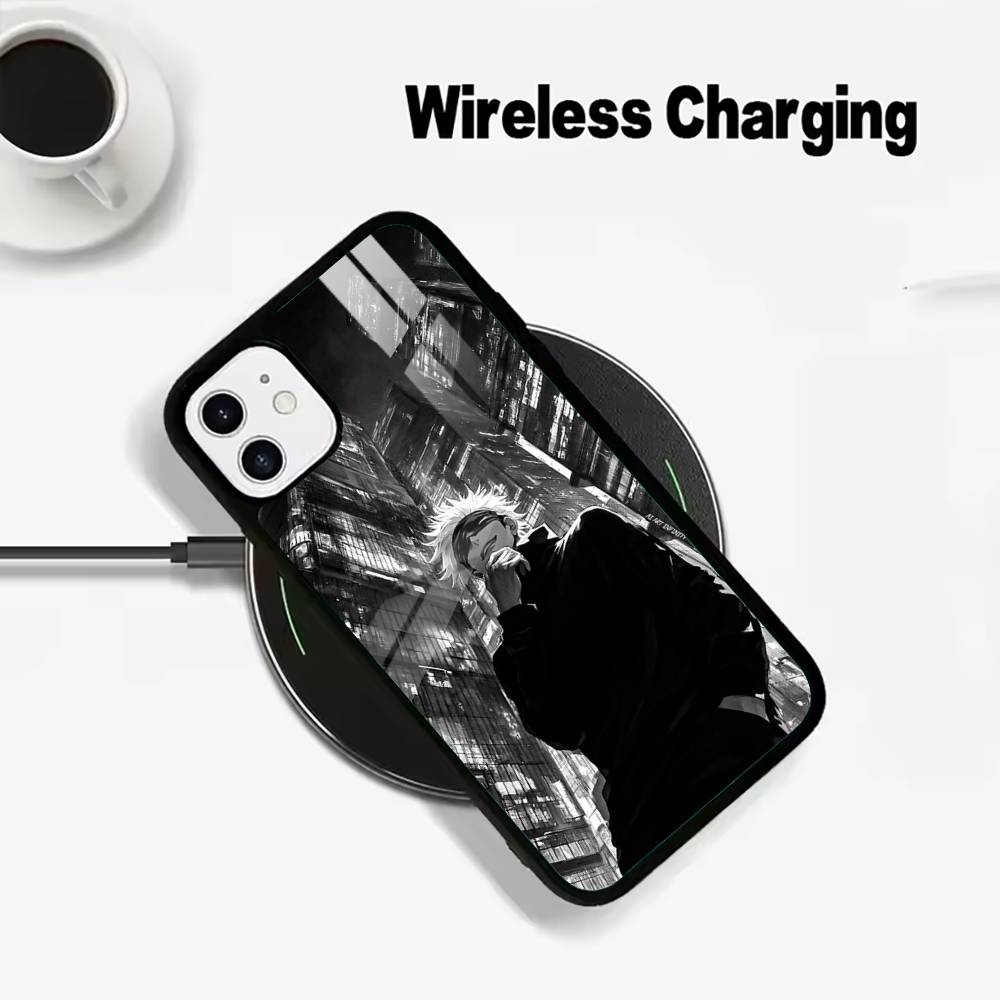 Popular-Anime--Jujutsu -Kaisen Phone Case For IPhone17 16 15 14 13 12 11  Pro Max 16/15/14Plus Wireless Charger Cover Funda