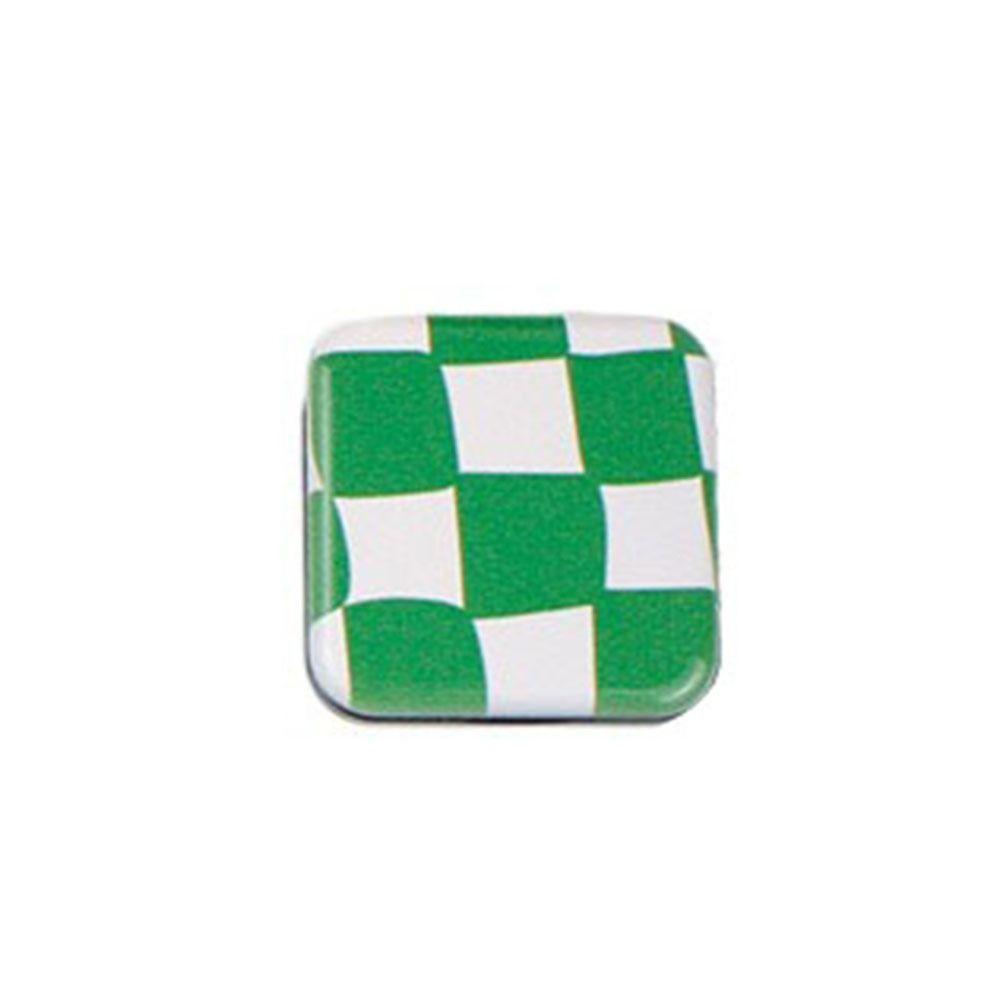 Finger Grip Women Girls Personalized Plaid Mirror Cosmetic Mirror Phone Stand Holder Makeup Mirror