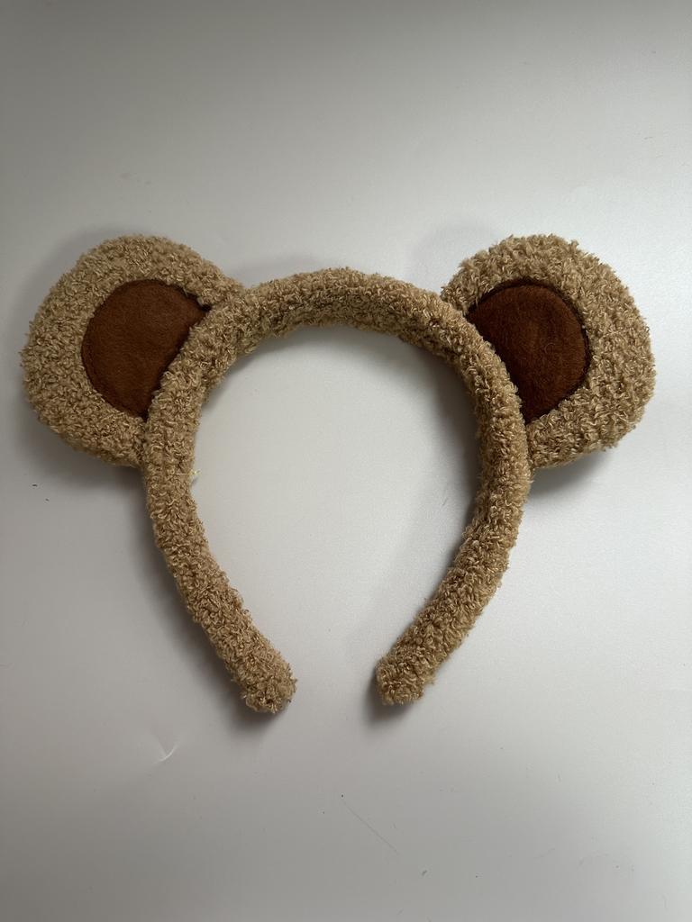 Plüsch Katzenohren Stirnband Vintage Leopardenmuster Haarreifen Niedliche Festival-Accessoires Mode Mit Clips Schleife für Haare Haarreif