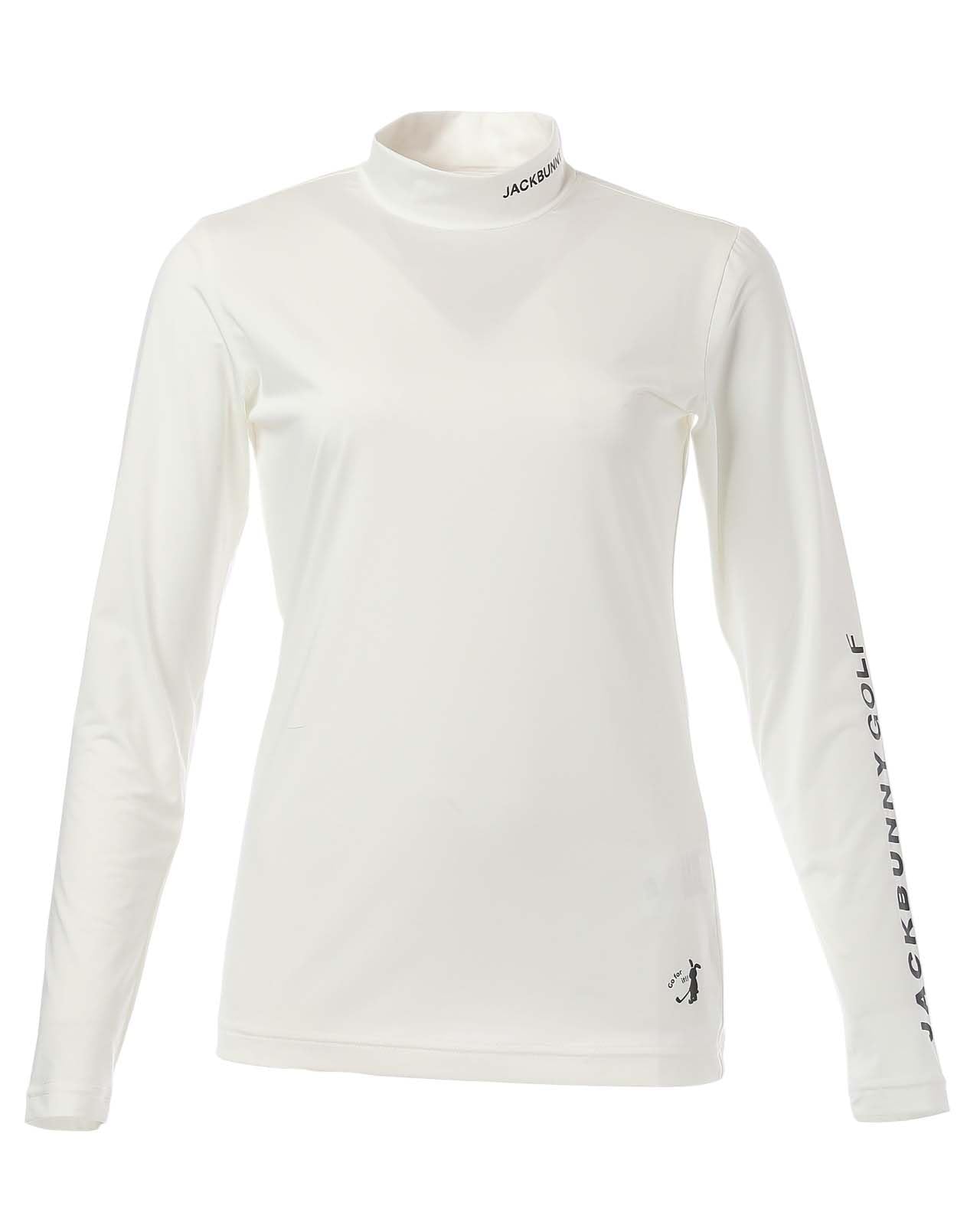 

Long Sleeve Mock Neck Shirt Cooling Golf 0 [Jack Bunny] Women s (Cool Jade Material) / / 263-5166324 030_White [S]