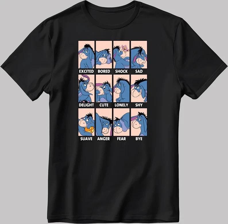 All Eeyore Moods Black TShirt S