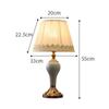WTEMPO Ceramic Table Lamp Romantic Simple Modern Household Lamp Button Switch Nordic Style Bedroom Bedside Lamp