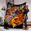 1pc Digimon Theme Blanket - Digital Print, Polyester, Cozy for All Seasons, Perfect for Outdoor, and Travel