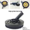 4-Inch Grinder Dust Collection Cover for Stone & Concrete - Protective Vacuum Dust Shield