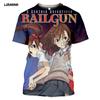 Summer Style T-Shirt Men Women T-shirt 3D Print Anime Game A Certain Scientific Railgun T Harajuku T Shirt Clothing