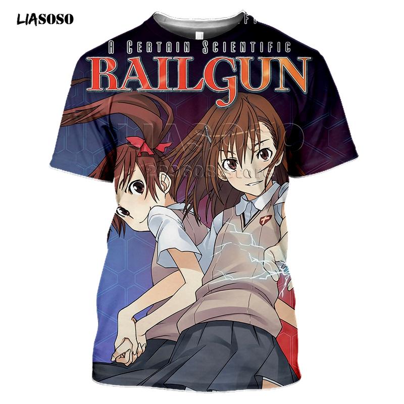 Summer Style T-Shirt Men Women T-shirt 3D Print Anime Game A Certain Scientific Railgun T Harajuku T Shirt Clothing