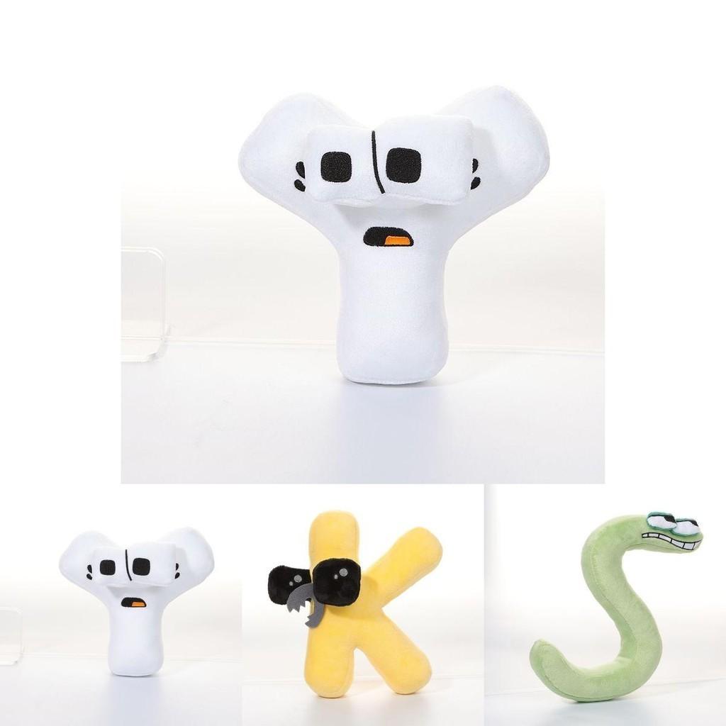 Entzückende Alphabet Lore Buchstabe A Plüschpuppen Babypädagogisches Spielzeug