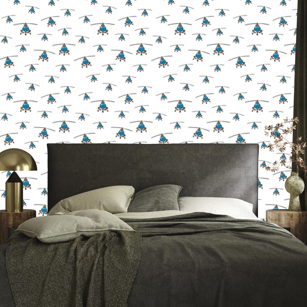 Helicopters wallpaper for living room and bedroom 50x1000