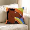 B BoJack Horseman Personalized Pillow Cover Kids Bedroom Wild Party Decor Pillowcase Kid Birthday Shower Gift