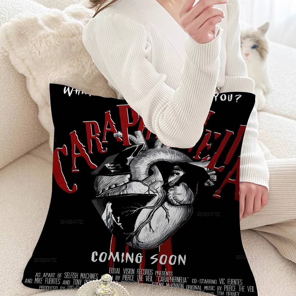Band S-Sleeping With Sirens Classic Lucky Dragon Pillow Cover Sofa Cushion Cover Home Room Decoration Children Gift