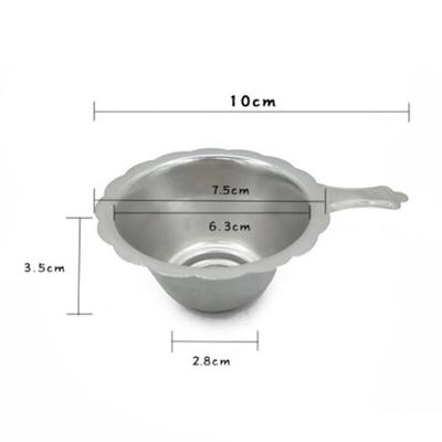 1Pcs Reusable Stainless Steel Tea Infuser Basket Fine Mesh Tea Strainer Filters