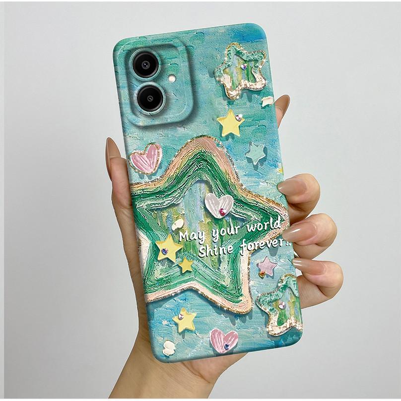 For Samsung Galaxy A07 4G Phone Case Fashion Aesthetic Style Soft Liquid Silicone Shockproof Back Mobile Cover Anti Slip Fundas