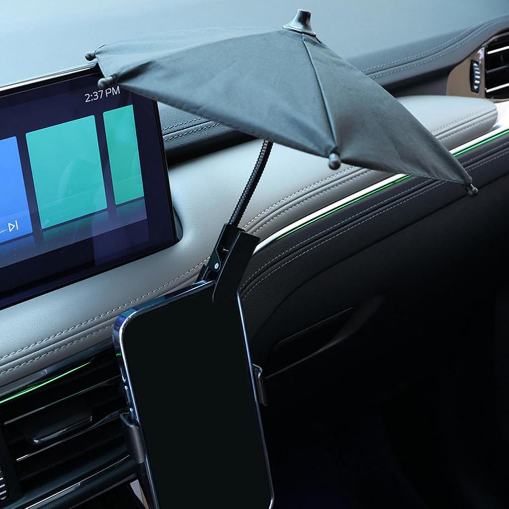 Car Smartphone Sunshade Smartphone Holder Sunshade Sunshade Smartphone Umbrella Rainproof