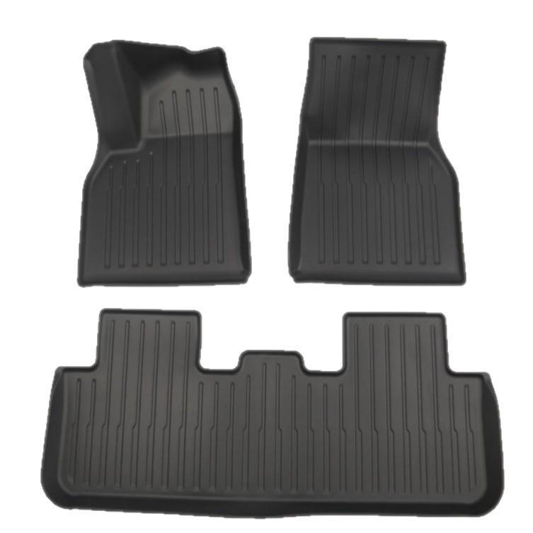 Fits Tesla Model Y (2025) Floor and Trunk Mats, Left/Right Hand Drive, Full TPE.