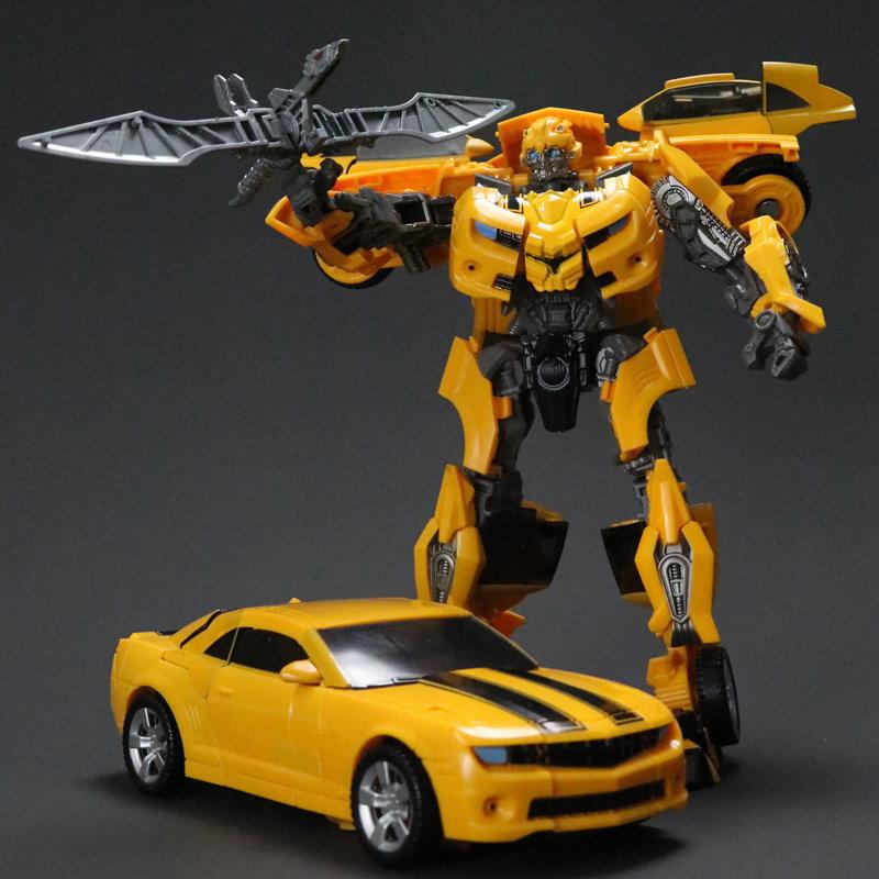 Transformation Toys Yellow Bee Hornet Warrior Movie Action Alloy Figure Robot Beetle Deformation Model Gifts BAIWEI TW1025 SS49 Kid Friendly