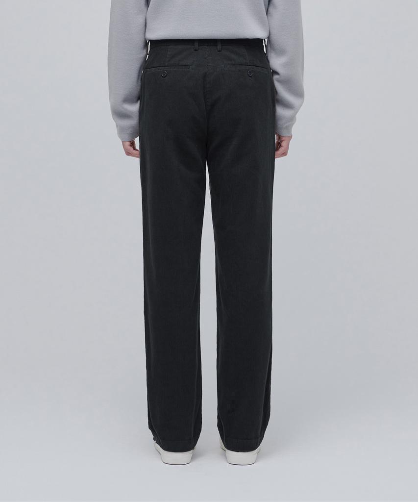 MUSINSA STANDARD Regular Fit Corduroy Pants [Dark Grey]