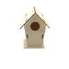 3pcs Minimalist Bird House Wooden Bird Cage Bird Raising Tool Bird Feeder  Outdoor
