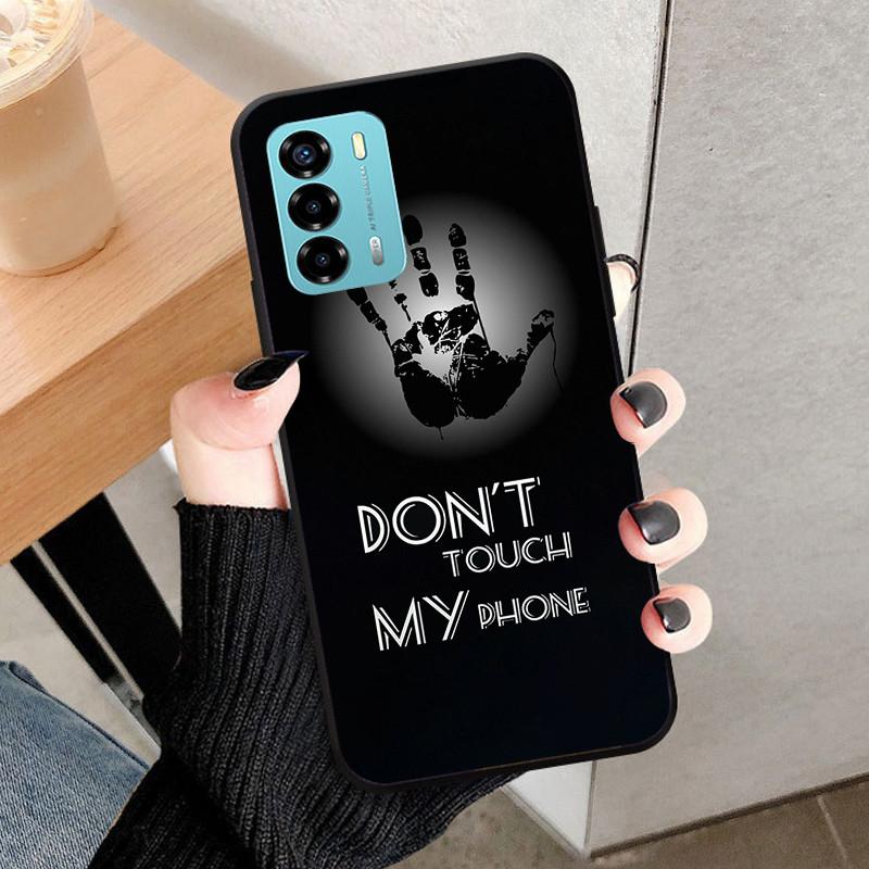 For ZTE Blade V40 Vita Case 8045 6.75" Animal Cartoon Soft Silicone Funda for ZTE Blade V40 Vita Phone Cover V40Vita Black Coque