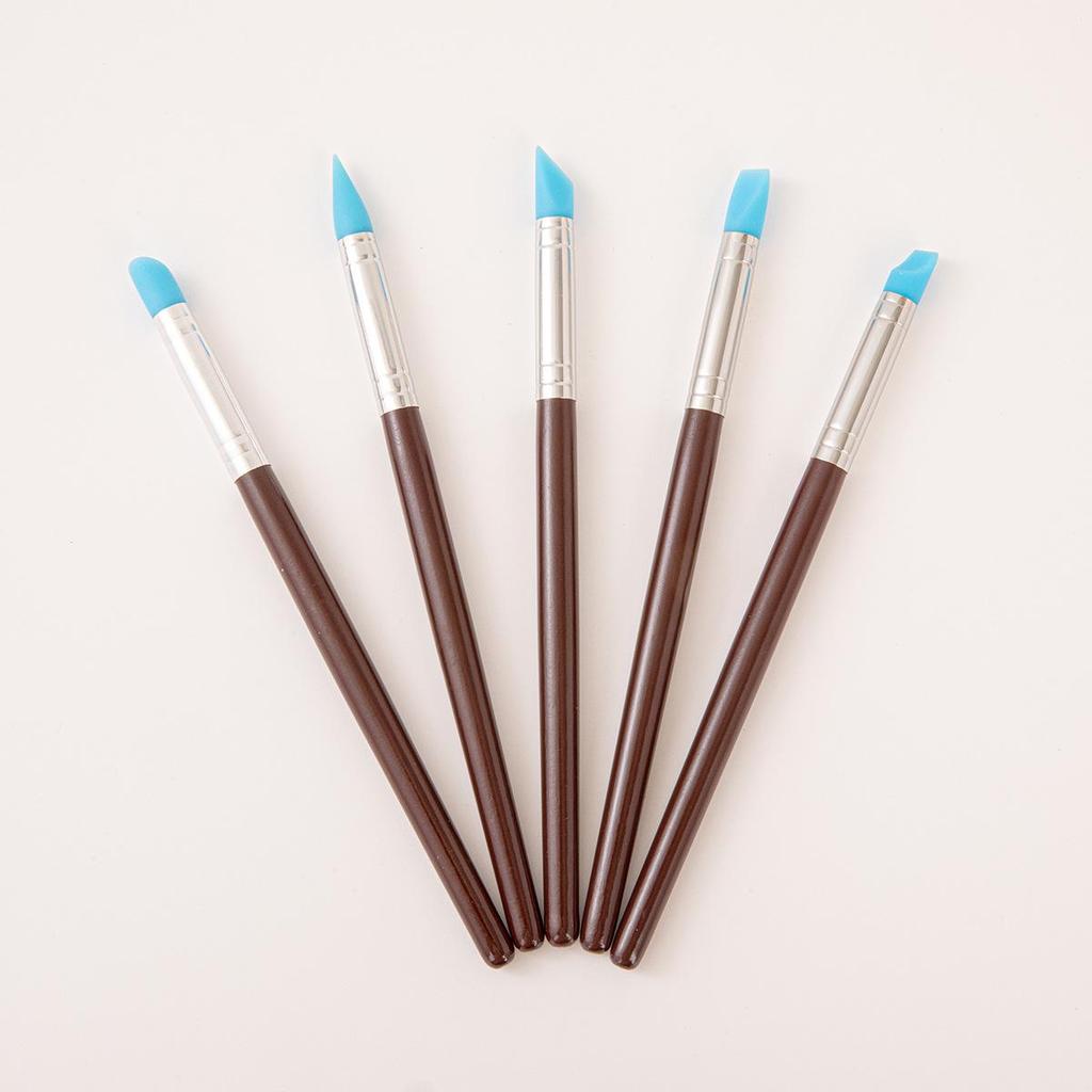 Wooden Pottery & Polymer Clay Sculpting Knife Set - DIY Pottery Tools