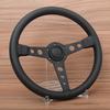 14Inch JDM Prototipo Black Edition Suede Leather Steering Wheel Sim Racing Sport Steering Wheel Auto Accessories