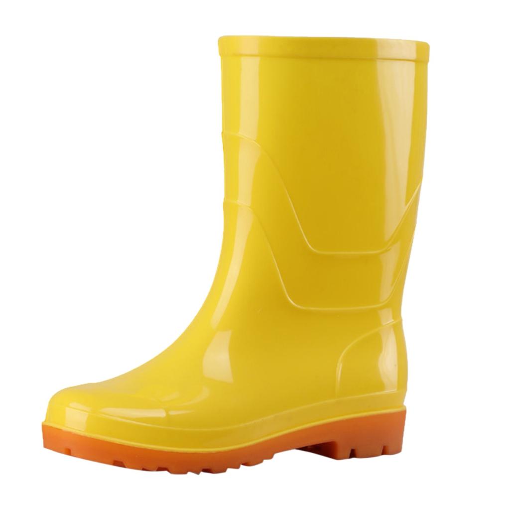 Low High Tube Black Women Men Rain Boots Male Waterproof Fishing Boots Couple Non-Slip Water Shoe Outdoor Garden Work Rain Boot