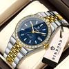 BINBOND Waterproof Precise Auto Date Men's Watch Quartz Watches For Men Luxury Stainless Steel Durable Luminous Casual Reloj