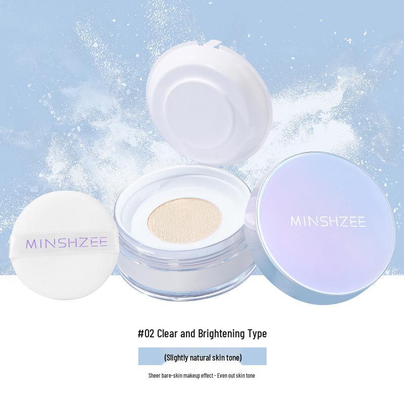 Mingxi Zhi Long-lasting Oil Control Setting Loose Powder - Smudge & Cake Resistant