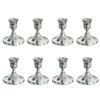 2Pcs Vintage Elegant Tabletop Candle Holders Iron Candlelight Dinner Props Bar Party Candelabra Home Hotel Decorations