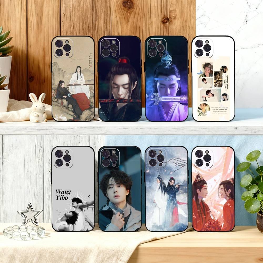 Y-Yibo W-Wang The U-Untamed Phone Case For iPhone17,16,15,14,13,12Plus,Pro Max,XS,5G Soft Silicone Black Cover