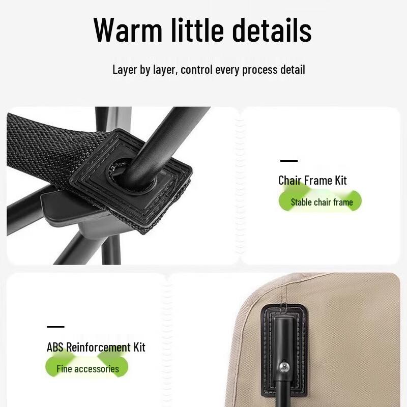 OEING Adjustable Outdoor Folding Camping Chair