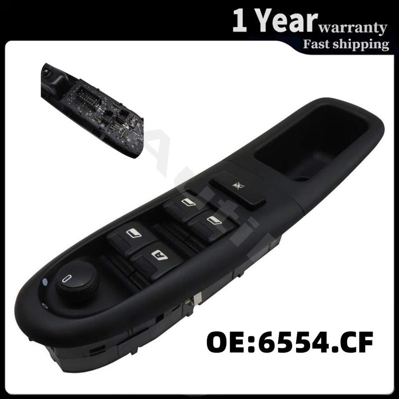 6554.CF Electric Power Master Window Switch Lifter Control Button Parts for Peugeot 406 8B Baujahr 1995-2004 Car Accessories