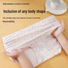 High-Waisted Floral Girl's Cotton Triangle Briefs - Antibacterial, Breathable, Tummy Control, High-Elastic Hip-Hugging Design.