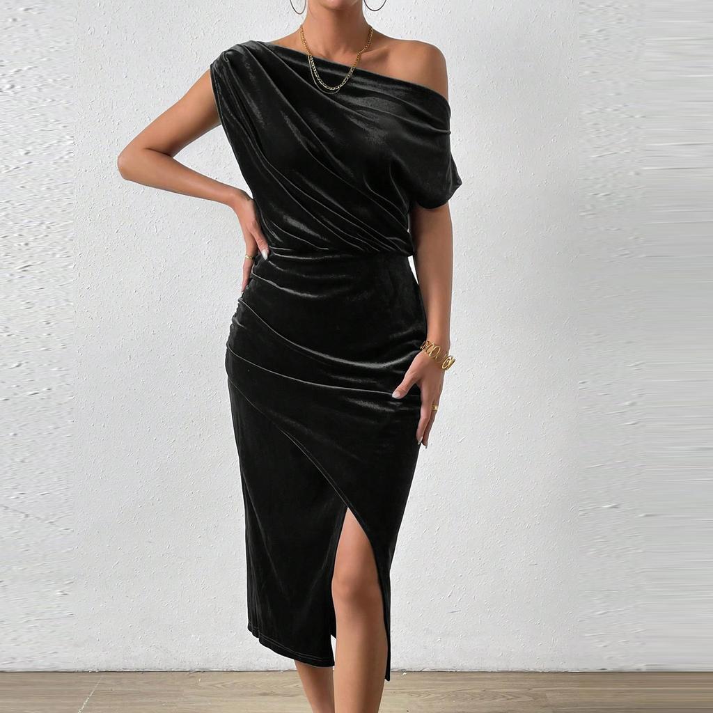 Women's Casual, Fashionable, Sexy, Comfortable, Color Waistband, Cool, Breathable, Sleeveless Dress
