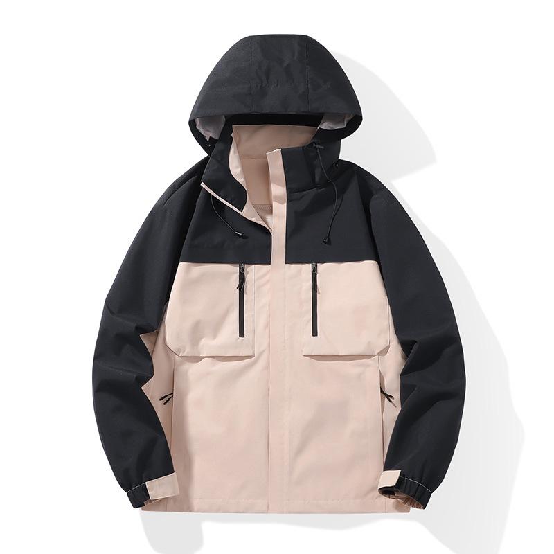 

Unisex 3-in-1 Water-Repellent Windproof Travel Mountaineering Suit for Spring, Autumn, and Winter M