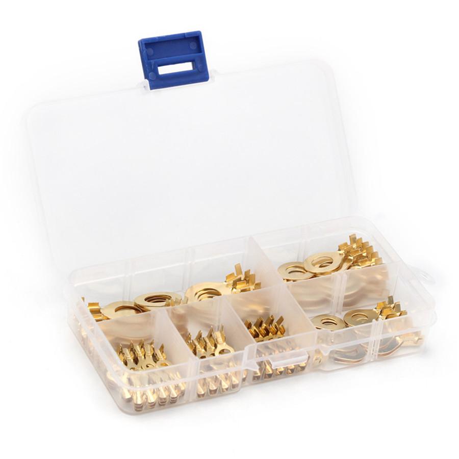 

New 150PCS Non-insulated Crimp Terminals Connectors Cable Wire Connectors Terminals