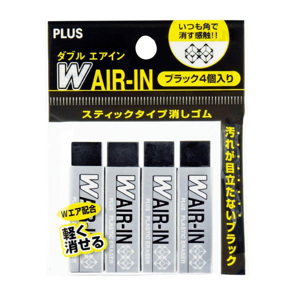 

Plus Double Stick Air-In Eraser, Type, 11g, 4-pack, Black, 36-438 чёрный