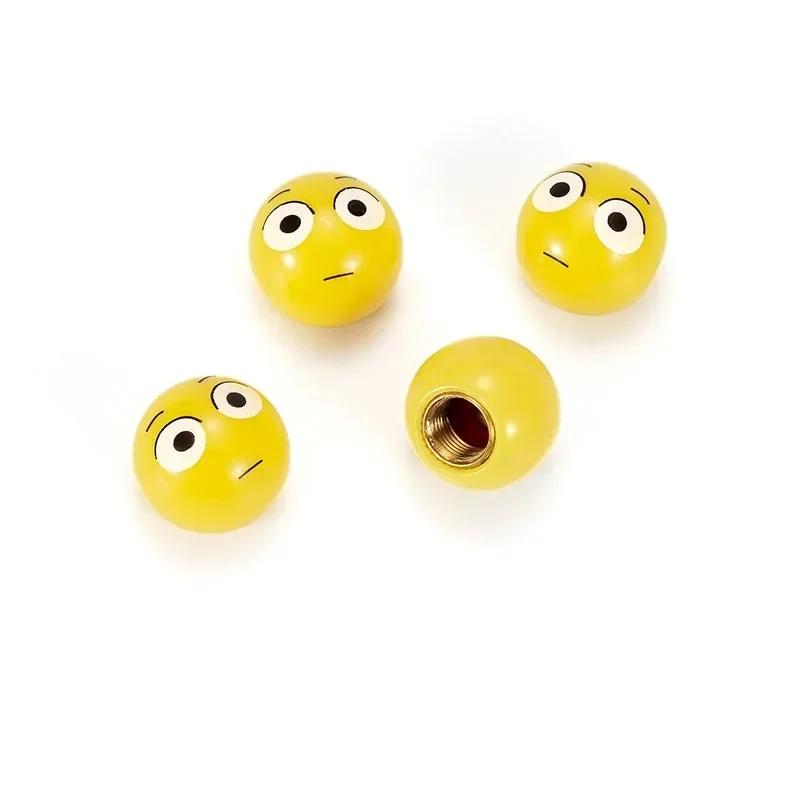 

4Pcs/set Universal Funny Style Car Bike Tire Air Valve Stem Cap Automobiles Wheel Tyre Stem Air Valve Dust Covers Accessories