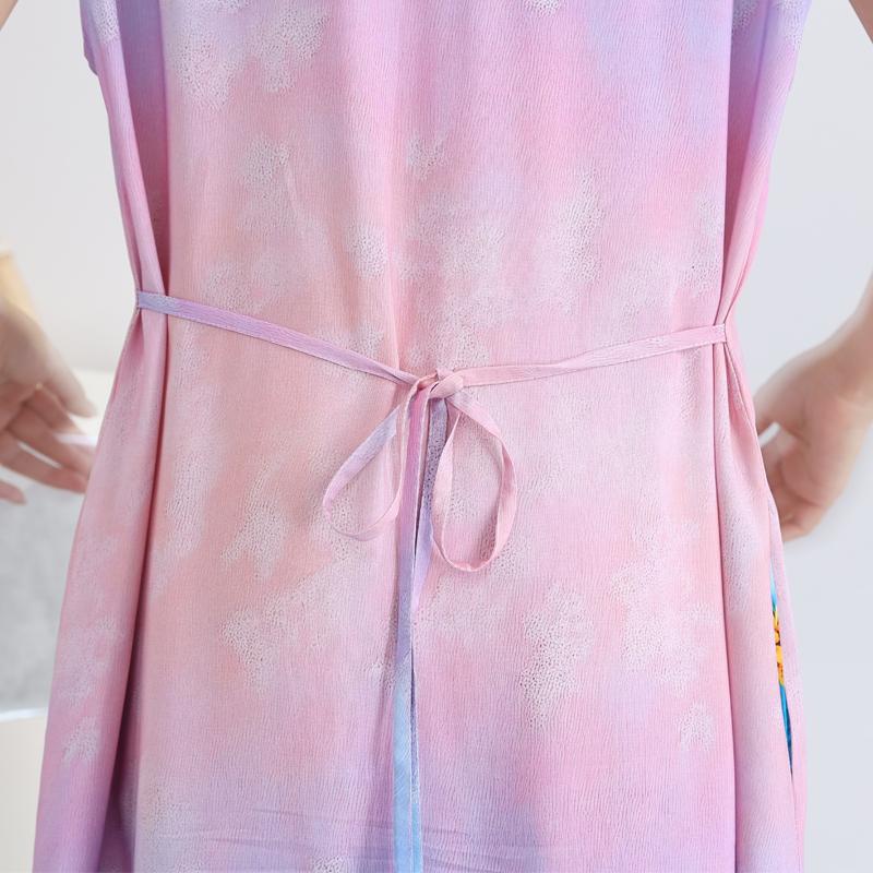 Elegant Summer Loose Dress Woman Clothing Casual Loose Plus Size Long Dresses