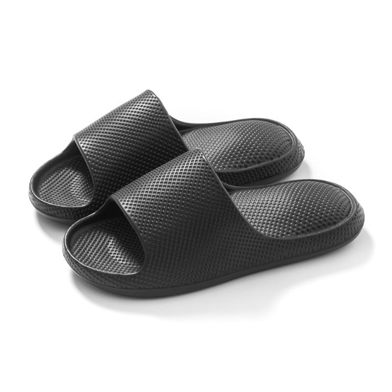 

Slippers female couple summer soft bottom non-slip indoor home bathroom bath silent super thick bottom slippers male 36-37 [Suitable for 35-36 feet] чорний