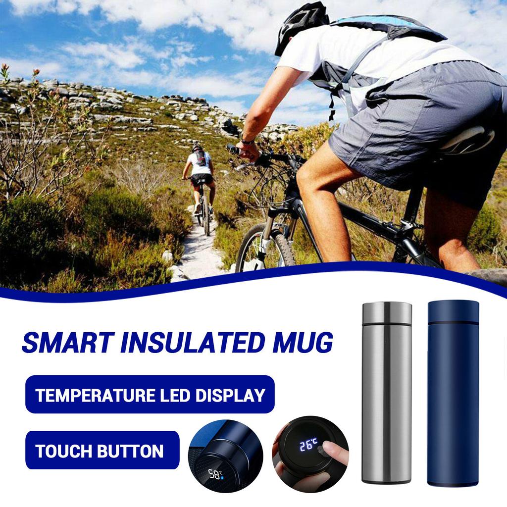 Stainless Steel Vacuum Flask Smart Kettle LCD Screen Display Temperature
