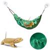 FineInno Reptology Lizard Hammock with Suction Cups Bearded Dragon Tank Accessories Reptile Lounger for Chameleon, Snakes, Lguana Reptiles, Geckos,