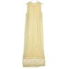 TODAYFUL No sleeve Mesh knit Long dress 38 beige Women Used